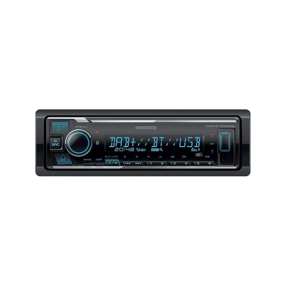 Kenwood KMM-BT506DAB oto-radyo için ön panel
