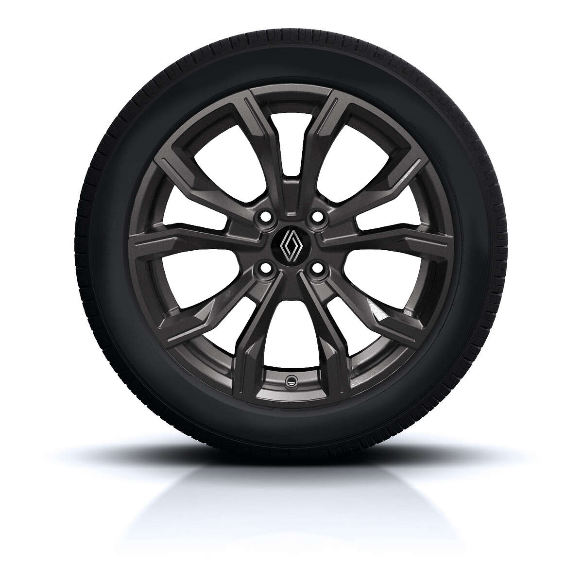 Leichtmetall-Winterkomplettrad 16 Zoll in Dark Sparkle. Einzelpreis.