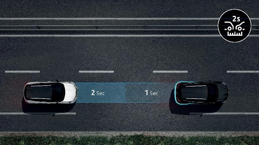 Система за следене на дистанция до движещия се отпред автомобил