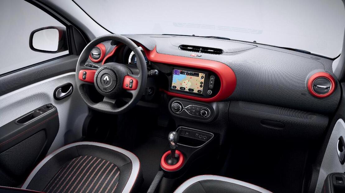 Pack Ambiente interni rosso: archetto del cruscotto, porte, cover climatizzatore e inserti volante