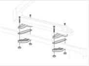 Dachgalerieadapter für Ski-/Fahrradträger - Aluminium