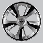 Embellecedores color gris claro/negro de 16 pulgadas con logotipo Renault OZUR 