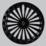 NOKA 16-Zoll-Radzierblenden, Schwarz glänzend, mit Renault-Logo 
