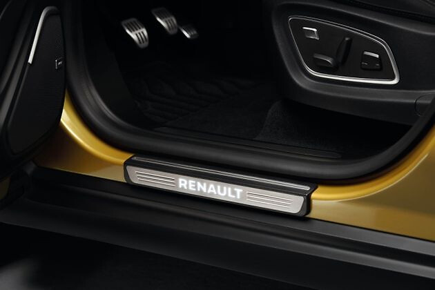 Beleuchtete Einstiegschweller – Renault – Gebürstetes Aluminium