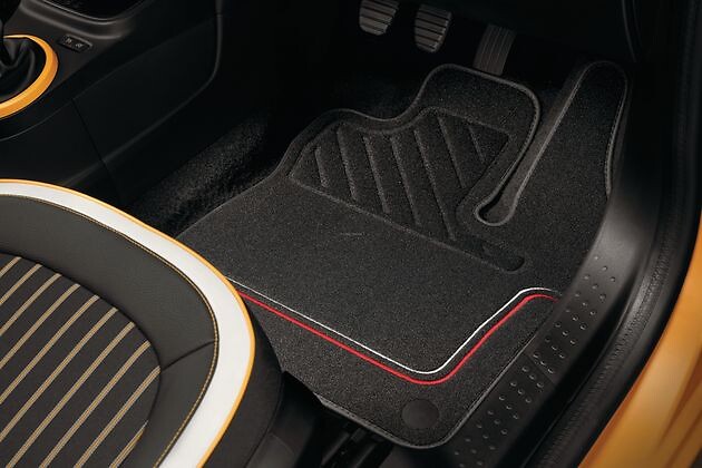 tapis de sol textile premium rouge flamme DAD