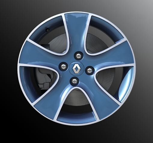 LLANTA DE ALEACIÓN 41 cm (16') PASSION - AZUL - NEUMATICO 195/55 R16 87H 