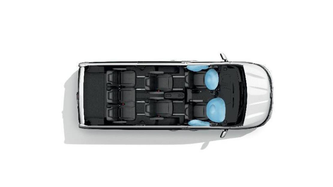 «Window»- und Seitenairbags für Fahrer und Beifahrer
