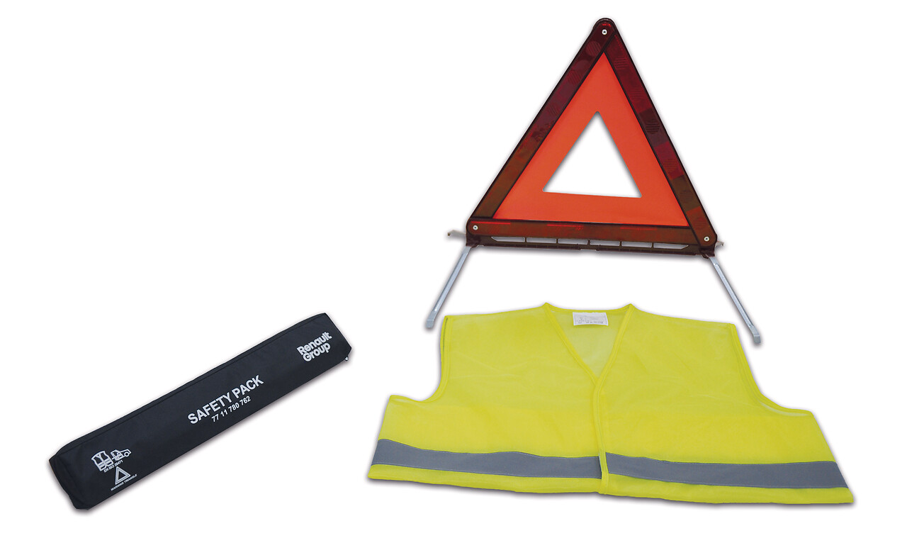 Kit sécurité Renault 1 gilet + 1 triangle