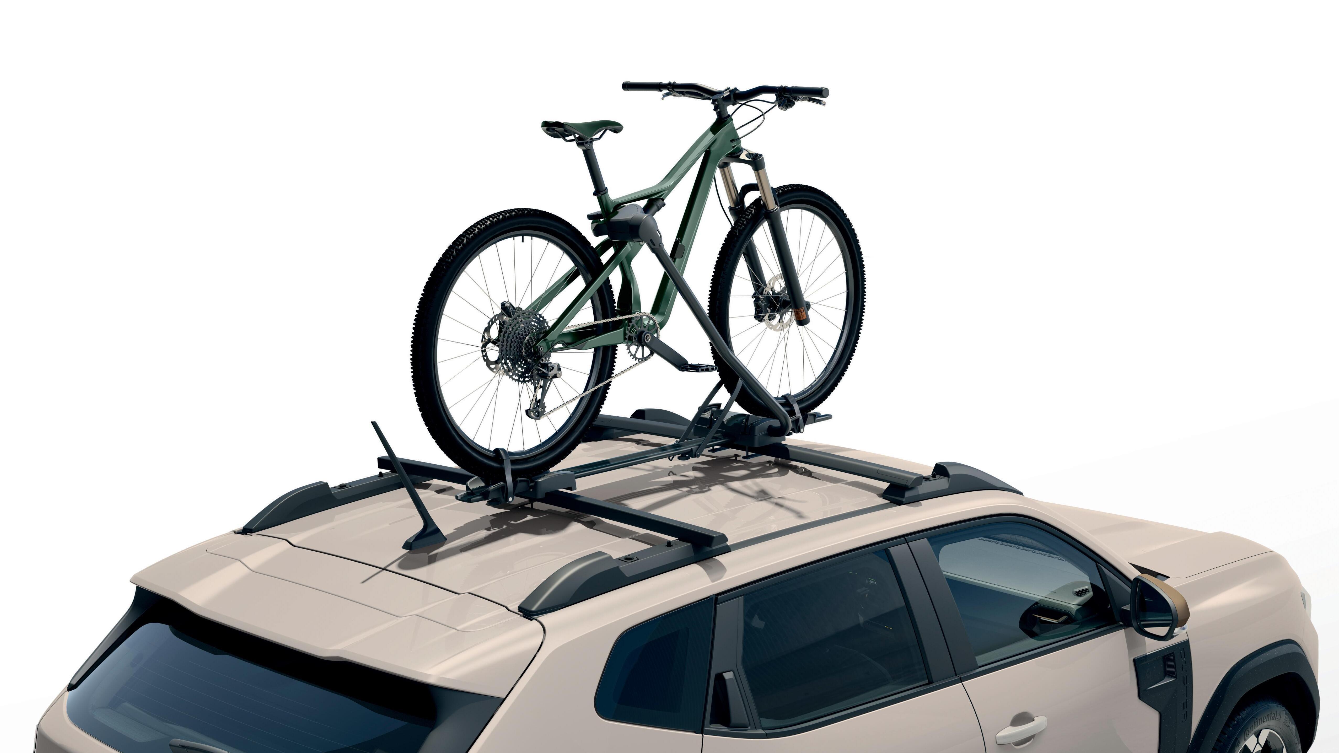 Porta-bicicletas nas barras de tejadilho