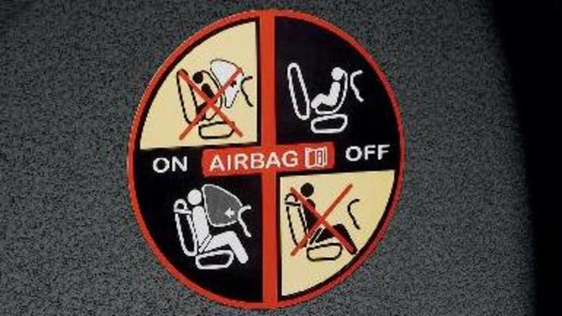 Airbag do passageiro desconectável